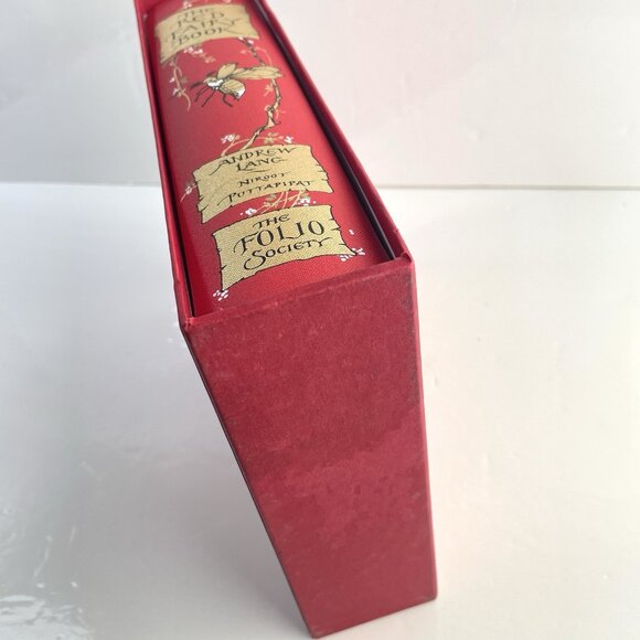 The Red Fairy Book Folio Society in slip case Red Gold Coffee Table Book - Picture 3 of 16